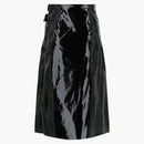 Gucci Vinyl Effect Skirt Black