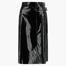 Gucci Vinyl Effect Skirt Black