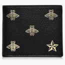 Gucci Bifold Wallet Bee Star Black