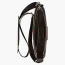 Gucci Web GG Supreme Flat Messenger Beige/Ebony