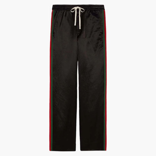 Gucci Web Panel Track Pants Black/Red/Green