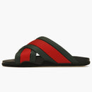 Gucci Web Slide Black Rubber (women's)