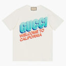 Gucci Bienvenido a la camiseta de California White