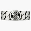 Gucci Wide Ring with Interlocking G Silver