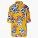 Gucci vild blomma tryckt skjorta gul