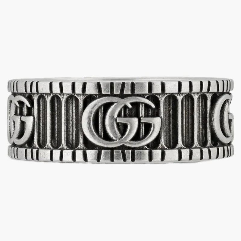 Gucci with Double G Ring Silver