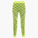 Gucci Woman Jacquard GG Jersey Leggings Yellow