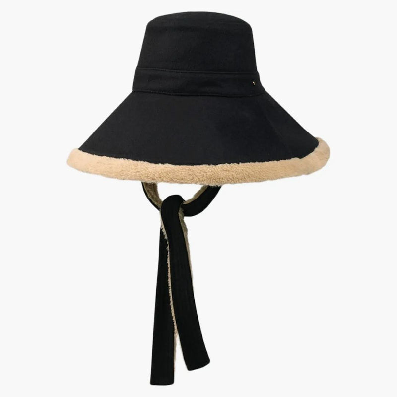 Gucci Wool y Eco for Wide Brim tiene Midnight Blue Beige