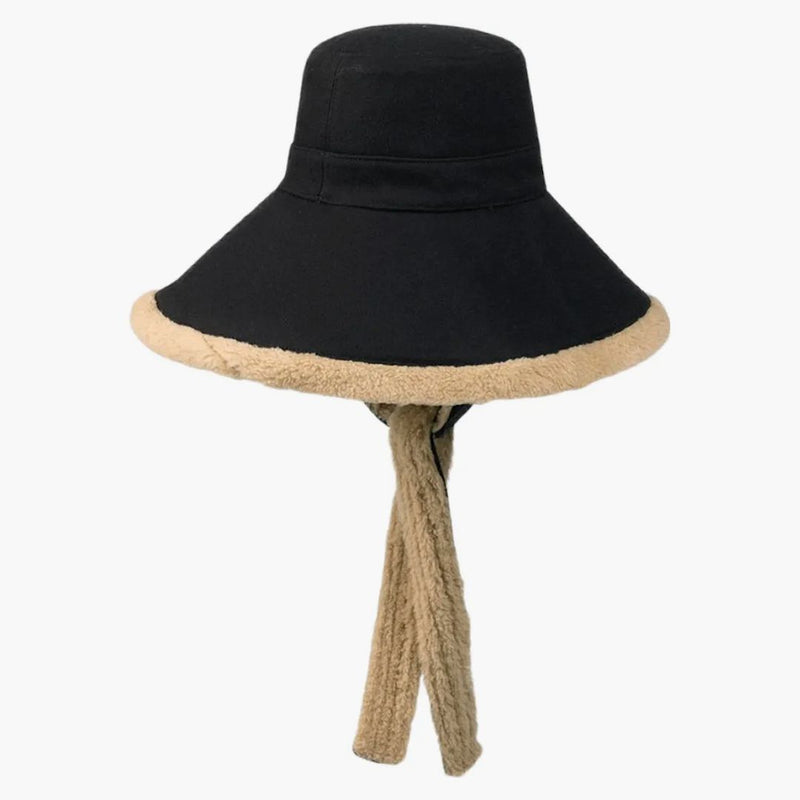 Gucci Wool y Eco for Wide Brim tiene Midnight Blue Beige