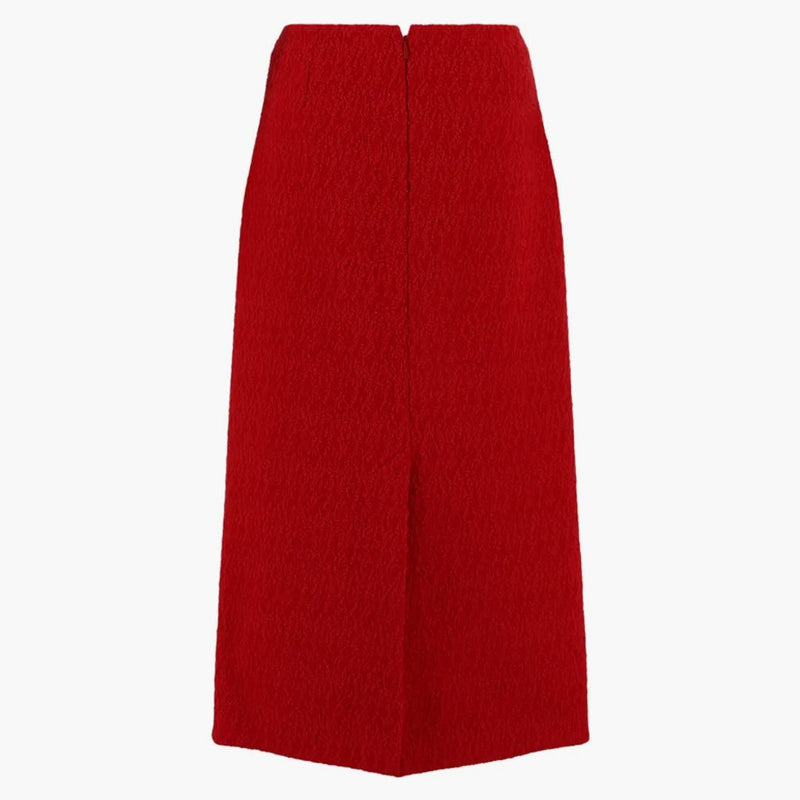Gucci Wool Blend midi sukně červená