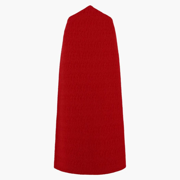Gucci Wool Blend midi sukně červená