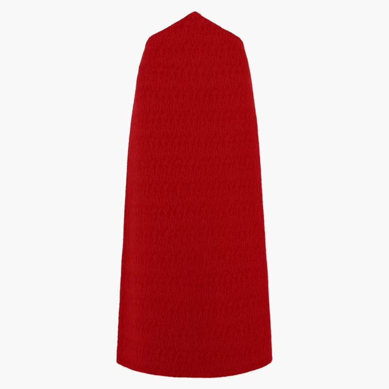 Gucci Wool Blend midi sukně červená