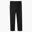 Gucci Wool Blend Twill Trousers Black