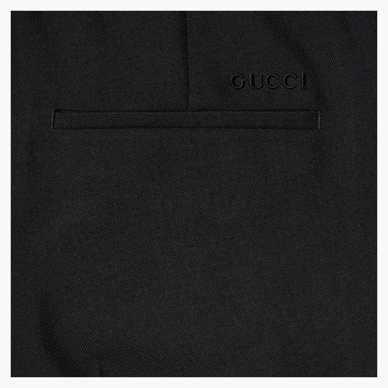 Gucci Wool Blend až do kalhot černý