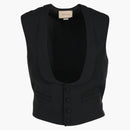 Gucci Wool Blend Vest Black