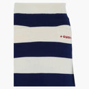Gucci Wool Striped Skirt Cream