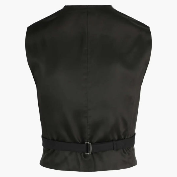 Gucci Wool Tailored Vest Black