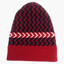 Gucci Wool Zigzag Beanie Red/White/Blue