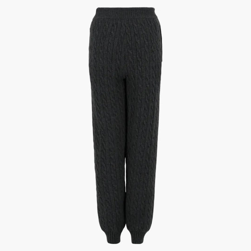 Gucci tkaný kašmírový joggers černý