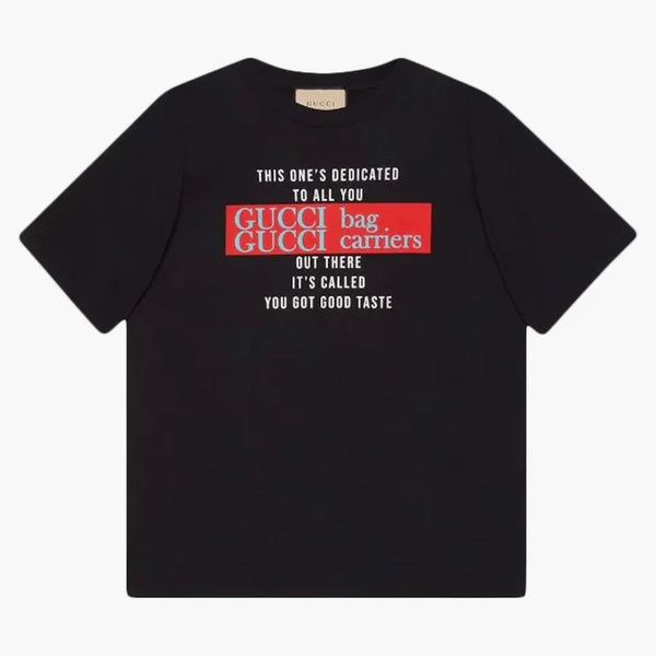 Gucci hai ottenuto una buona t-shirt in bianco/rosso/bianco