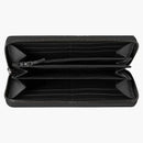 Gucci Zip intorno al portafoglio firma nero