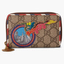 Gucci Zip Wallet Courrier Supreme GG Beige