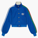 Gucci X Adidas Cropped Jacket Blue