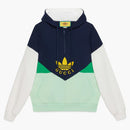 Gucci X Adidas Hooded Sweatshirt Blue