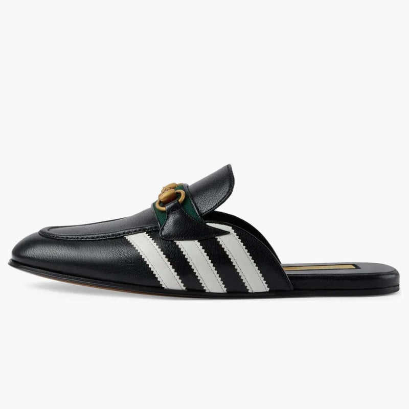 Gucci x adidas hästbitarslippor svart