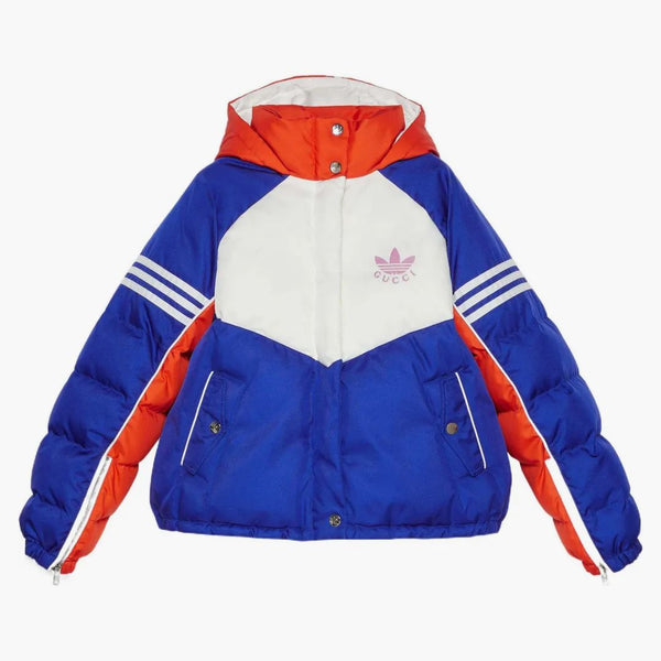 Gucci X Adidas Jacket Blue/White/Orange