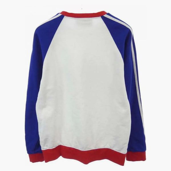 Gucci x adidas bluza biała/niebieska/czerwona