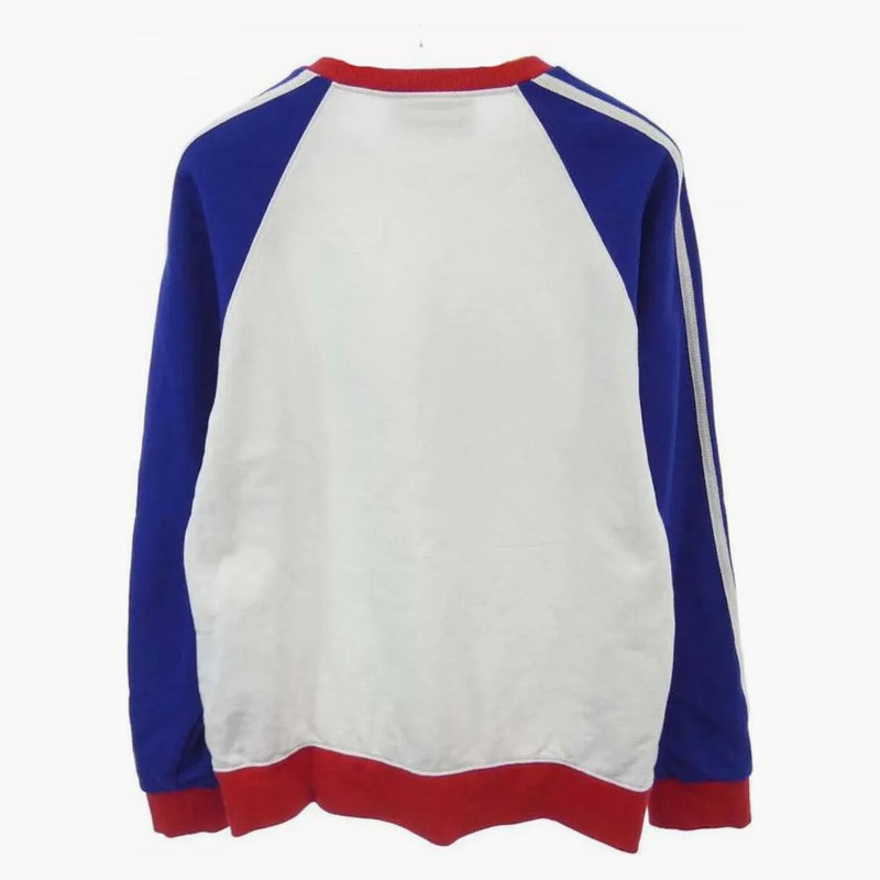 Mikina Gucci x adidas bílá/modrá/červená