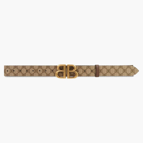 Gucci x Balenciaga The Hacker Project BB Belt Beige
