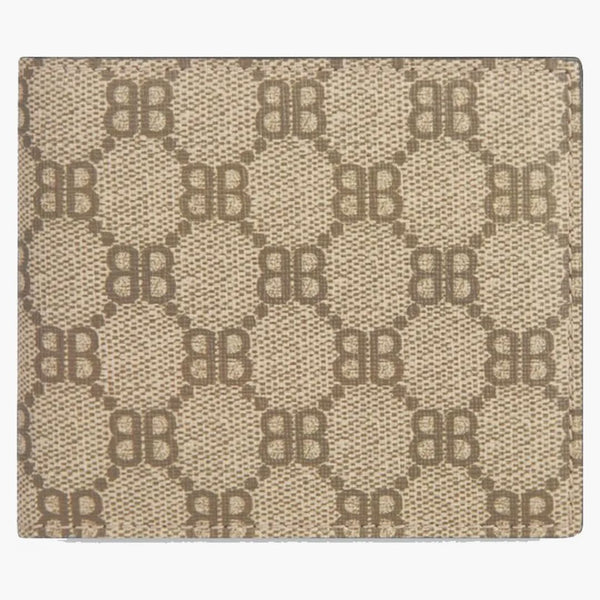 Gucci X Balenciaga The Hacker Project Bi-fold Wallet Beige