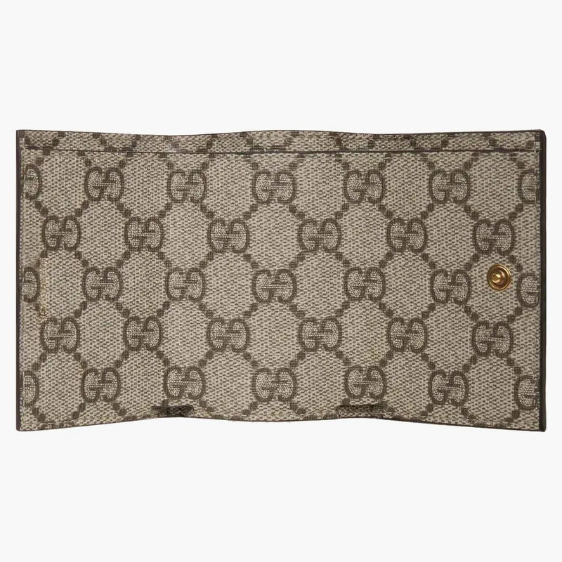 Gucci X Balenciaga The Hacker Project Card Case Wallet Beige/ebony