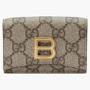 Gucci x Balenciaga The Hacker Project Card Case Wallet Beige/Ebony