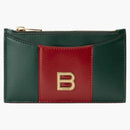 Gucci x Balenciaga La tarjeta de proyecto Hacker Case billetera verde/rojo
