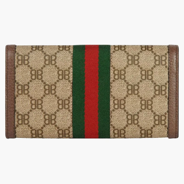 Gucci X Balenciaga The Hacker Project Continental Wallet Beige