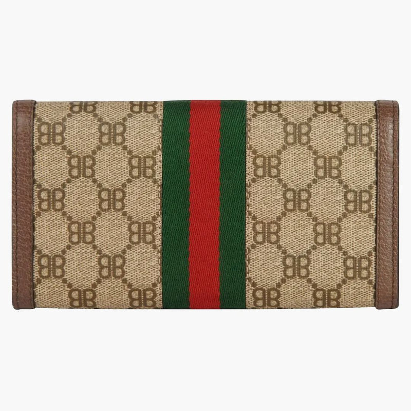 Gucci X Balenciaga The Hacker Project Continental Wallet Beige