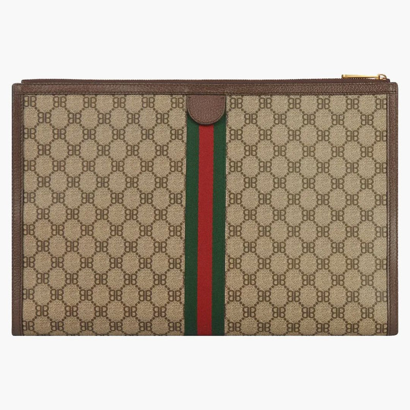 Gucci X Balenciaga The Hacker Project Graffiti Laptop Pouch Beige