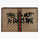 Gucci x Balenciaga The Hacker Project Graffiti Laptop Pouch Beige