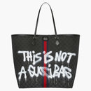 Gucci X Balenciaga the Hacker Project Graffiti Large Dead Bag Black