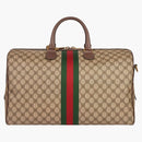 Gucci X Balenciaga the Hacker Project Graffiti Medium Duffle Bag Beige