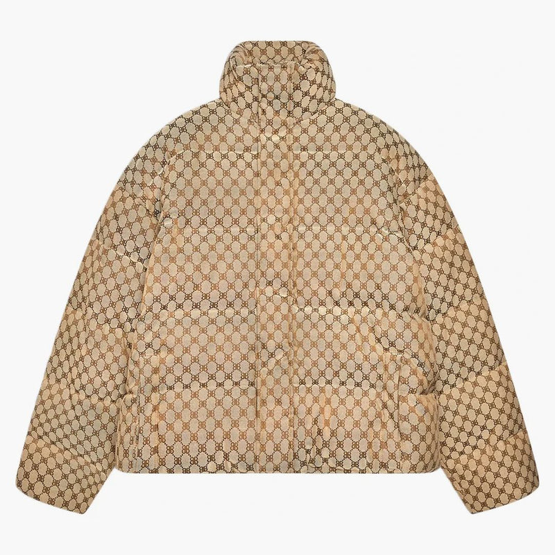 Gucci X Balenciaga The Hacker Project Hacker BB Puffer Jacket Beige