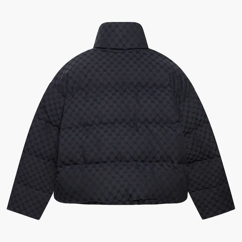 Gucci X Balenciaga the Hacker Project Hacker BB Puffer Jacket Black Dark Gray