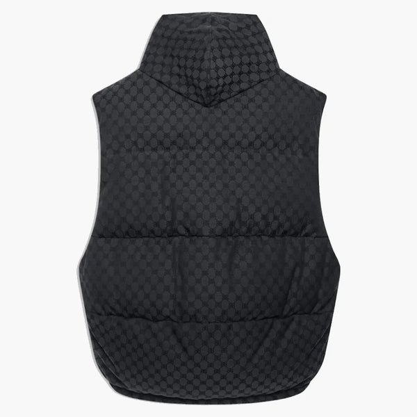 Gucci X Balenciaga Womens the Hacker Project Hacker Cocoon Puffer Gilet Vest Black