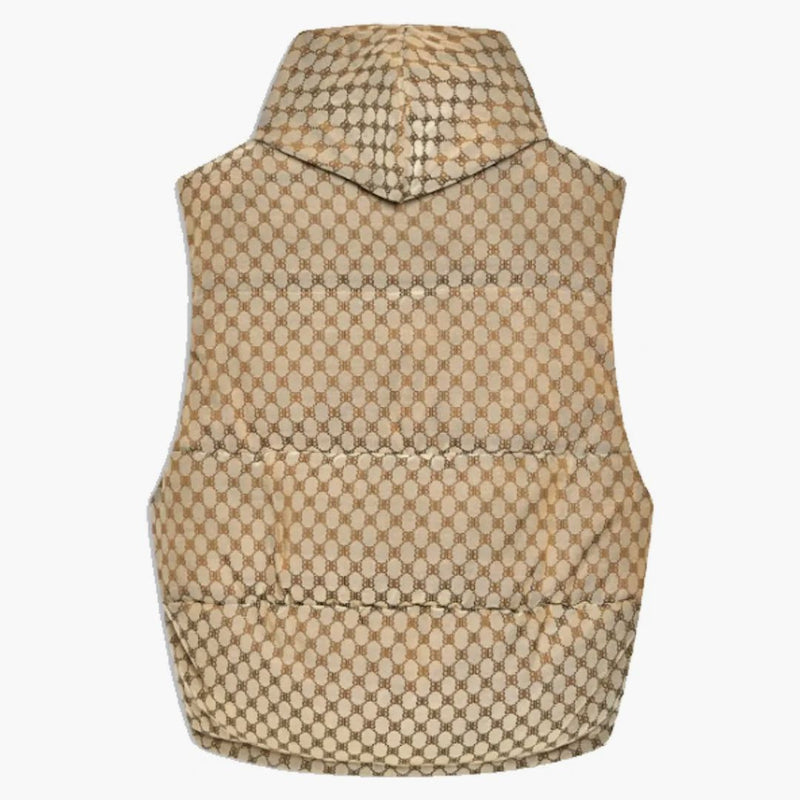 Gucci X Balenciaga The Hacker Project Hacker Cocoon Puffer Vest Beige