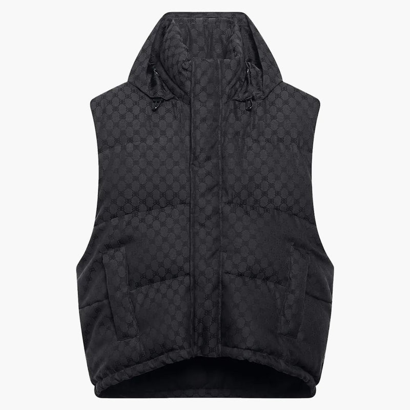Gucci X Balenciaga the Hacker Project Hacker Cocoon Puffer Vest Black