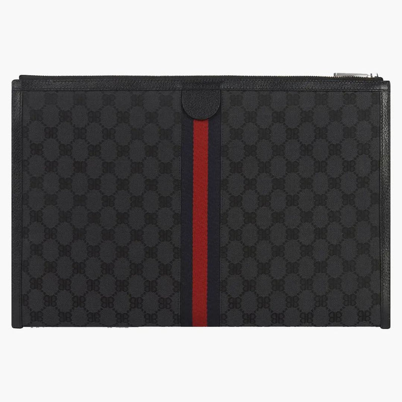 Gucci X Balenciaga The Hacker Project Laptop Pouch Black