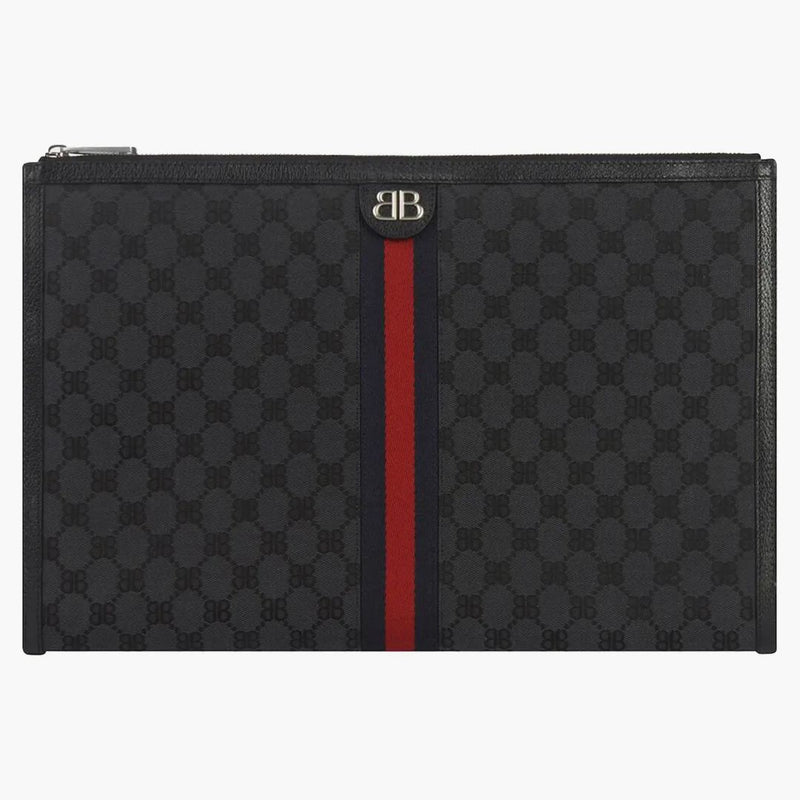 Gucci X Balenciaga The Hacker Project Laptop Pouch Black
